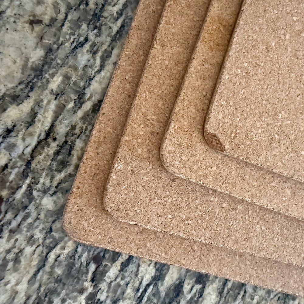 Mackenzie Childs set of 4 placemats Pimpernel Cork Backing - Picture 10 of 13